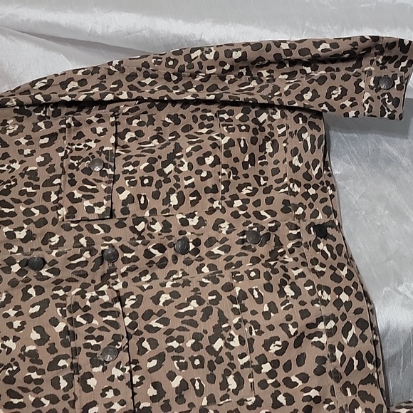 ๐๐HP๐ New Rails Steffi Mountain Leopard Jacket Linen Lyocell - Picture 4 of 7